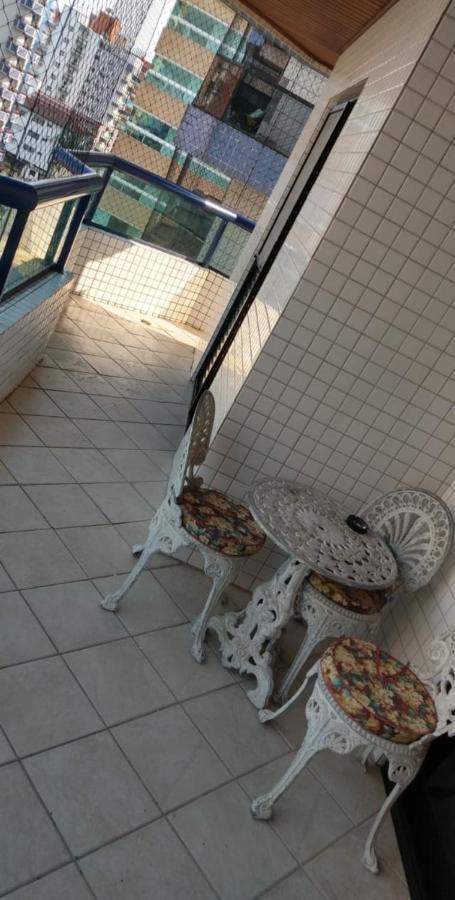 Apartamento Guilhermina Vista Para O Mar Praia Grande  Esterno foto